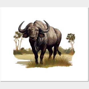 African buffallo Posters and Art